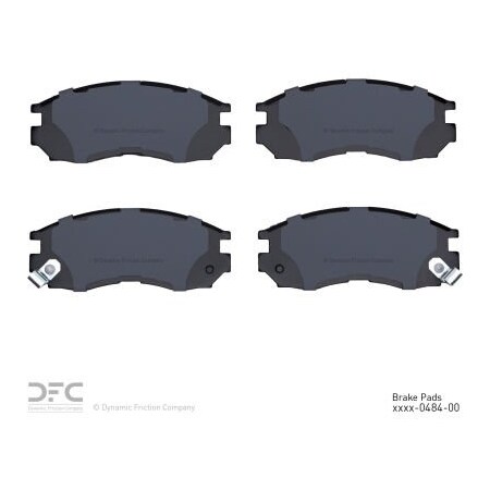 Dynamic Friction Co DFC Track/Street Pads - Low Metallic - 1000-0484-00